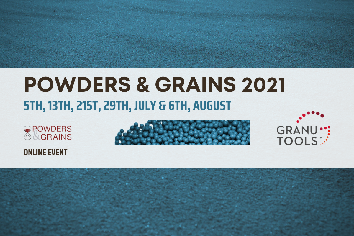 Granutools Banner of Powders &amp; Grains 2021